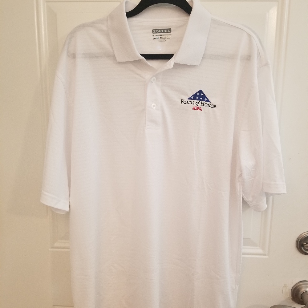 Men's White Polo - 2 For $15